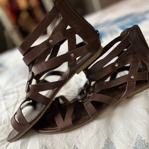 Brown Gladiator Sandals